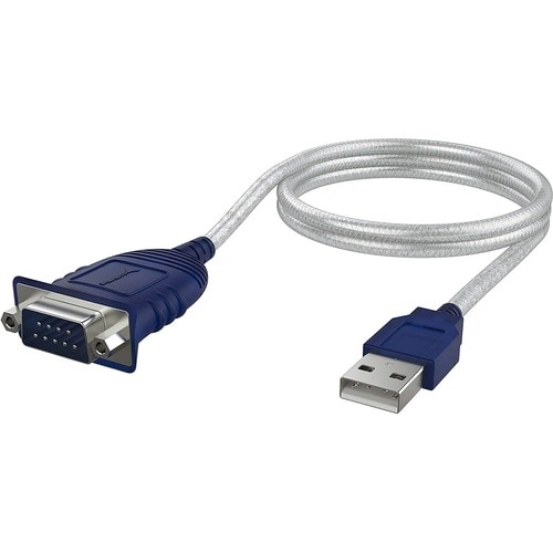 Sabrent USB 2.0 To Serial DB9 Male (9 Pin) RS232 Cable Adapter (CB-DB9P) - 1 ft DB-9/USB Data Transfer Cable for PDA, Digi
