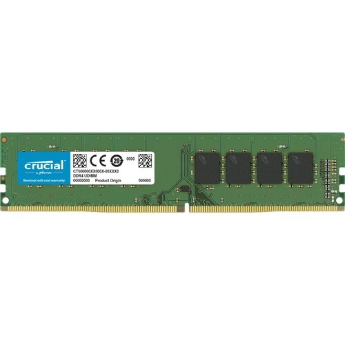 Crucial RAM Module for Desktop PC - 16 GB (1 x 16GB) - DDR4-3200/PC4-25600 DDR4 SDRAM - 3200 MHz - CL22 - 1.20 V - Non-ECC