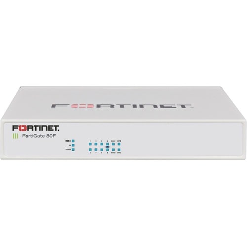 Fortinet FortiGate 80F Network Security/Firewall Appliance - 10 Port - 1000Base-T, 1000Base-X - Gigabit Ethernet - AES (25