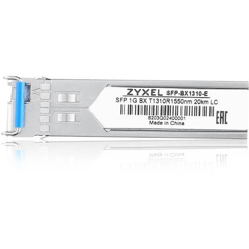 ZYXEL SFP (mini-GBIC) Module - For Optical Network, Data Networking - 1 x LC 1000Base-BX Network - Optical Fiber - Single-