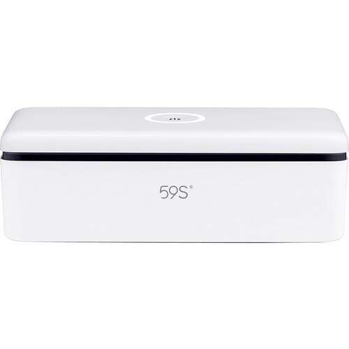 V7 VSBXWHT Portable Sanitizer Box - ABS, Polycarbonate