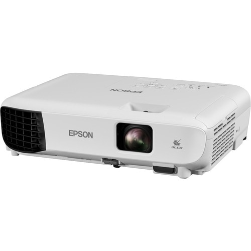 Epson EB-E10 3LCD Projector - 4:3 - 1024 x 768 - Front - 6000 Hour Normal Mode - 12000 Hour Economy Mode - XGA - 3600 lm -