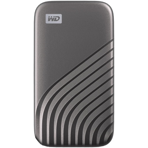WD My Passport WDBAGF0010BGY-WESN 1 TB Portable Solid State Drive - External - Space Gray - USB 3.2 (Gen 2) Type C - 1050 
