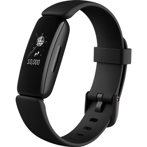 Fitbit Inspire 2 Smart Band - Black - Plastic Body - Silicone Band - Optical Heart Rate Sensor, Accelerometer - Heart Rate
