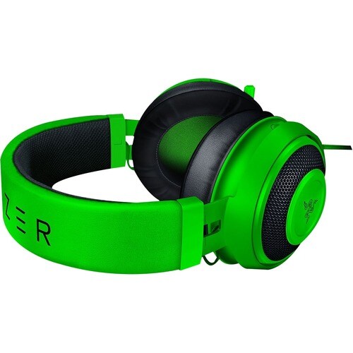 Auriculares Razer Kraken Cableado Sobre la cabeza Estéreo - Verde - Binaural - Circumaural - 32Ohm - 12Hz a 28kHz - 130cm 