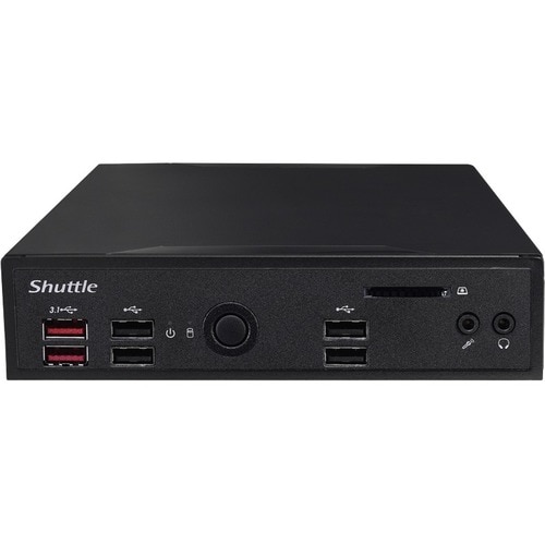 Shuttle XPC slim DS10U3 Barebone System - Slim PC - Intel Core i3 8th Gen i3-8145U - 32 GB DDR4 SDRAM Maximum RAM Support 
