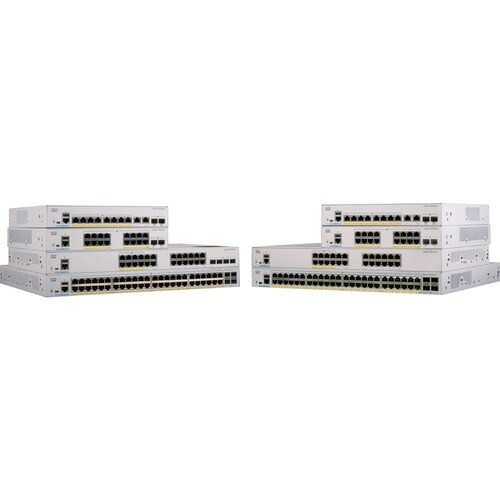 Cisco Catalyst 1000 24 Ports Manageable Ethernet Switch - 2 Layer Supported - Modular - Twisted Pair, Optical Fiber - 1U H
