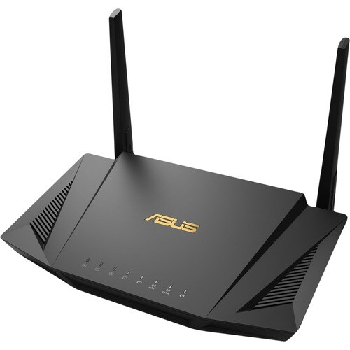 Asus RT-AX56U IEEE 802.11ax Ethernet Wireless Router - 2.40 GHz ISM Band - 5 GHz UNII Band - 2 x Antenna(2 x External) - 2