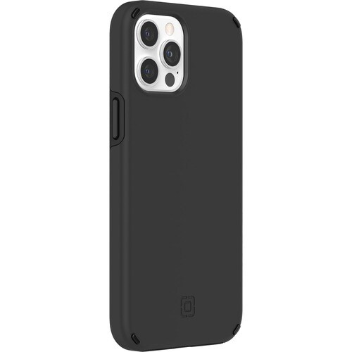 Incipio Duo for iPhone 12 Pro Max - For Apple iPhone 12 Pro Max Smartphone - Black - Soft-touch - Bump Resistant, Drop Res