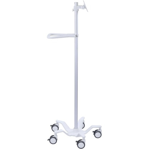 Ergotron StyleView Multipurpose Trolley - 6.80 kg Capacity - 5 Casters - 603.3 mm Width x 603.3 mm Depth Height - Bright W