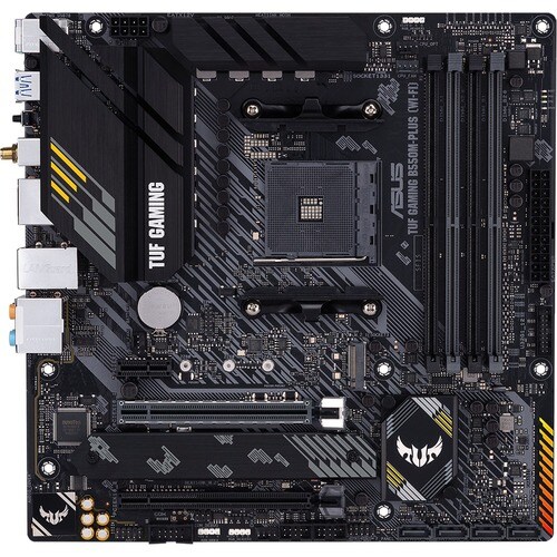 TUF GAMING B550M-PLUS (WI-FI) Desktop Motherboard - AMD Chipset - Socket AM4 - Micro ATX - 128 GB DDR4 SDRAM Maximum RAM -