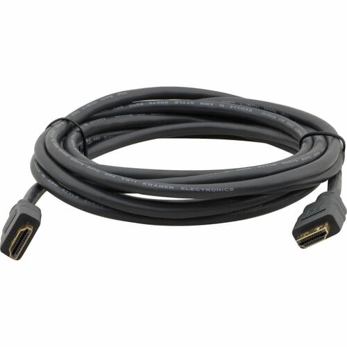 Kramer Flexible High-Speed HDMI Cable with Ethernet - 3 m HDMI A/V Cable for Audio/Video Device - First End: 1 x HDMI Male