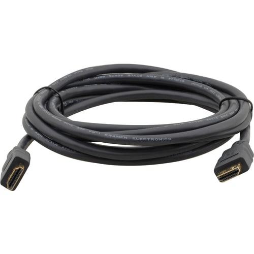 Kramer Flexible High-Speed HDMI Cable with Ethernet - 1.80 m HDMI A/V Cable for Audio/Video Device - First End: 1 x HDMI M