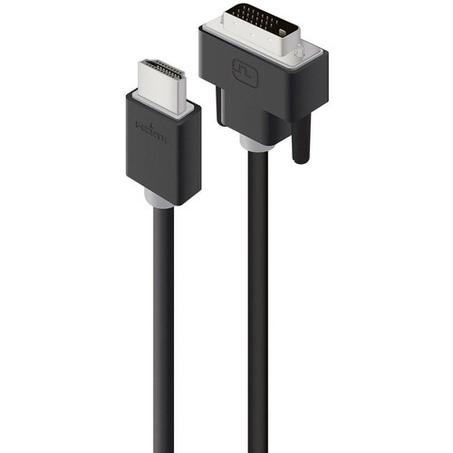 Alogic DVI-D to HDMI Cable Male to Male - Pro Series - 2m - 6.56 ft DVI-D/HDMI Video Cable for Video Device - First End: 1