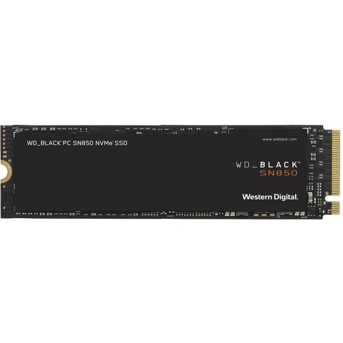 WD Black SN850 WDS500G1X0E 500 GB Solid State Drive - M.2 2280 Internal - PCI Express NVMe (PCI Express 4.0 x4) - Desktop 