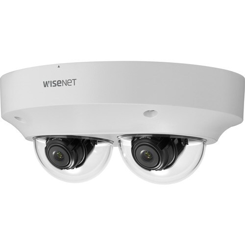 Hanwha Techwin PNM-7002VD 2 Megapixel Outdoor Full HD Network Camera - Color - Dome - H.265, H.264, MJPEG, H.264 (MP), H.2