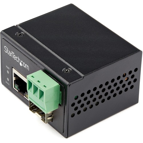 StarTech.com Transceiver/Media Converter - 1 Port(s) - 1 x Network (RJ-45) - Optical Fiber, Twisted Pair - Single-mode, Mu