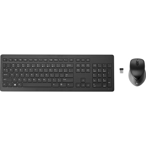 HP Wireless Rechargeable 950MK Mouse and Keyboard - USB Type A Wireless RF - English (US) - USB Type A Wireless RF Mouse -