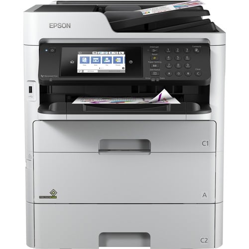 Epson WorkForce Pro WF-C579RDWF Wireless Inkjet Multifunction Printer - Colour - Copier/Fax/Printer/Scanner - 34 ppm Mono/