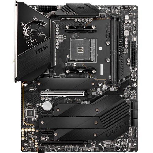 MSI MEG B550 UNIFY-X Desktop Motherboard - AMD Chipset - Socket AM4 - ATX - 128 GB DDR4 SDRAM Maximum RAM - DIMM, UDIMM - 