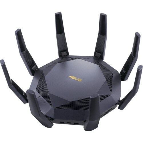 Asus RT-AX89X IEEE 802.11ax Ethernet Wireless Router - 2.40 GHz ISM Band - 5 GHz UNII Band - 8 x Antenna(8 x External) - 7