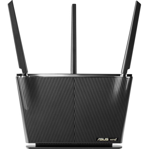 Asus RT-AX68U IEEE 802.11ax Ethernet Wireless Router - 2.40 GHz ISM Band - 5 GHz UNII Band - 3 x Antenna(3 x External) - 3