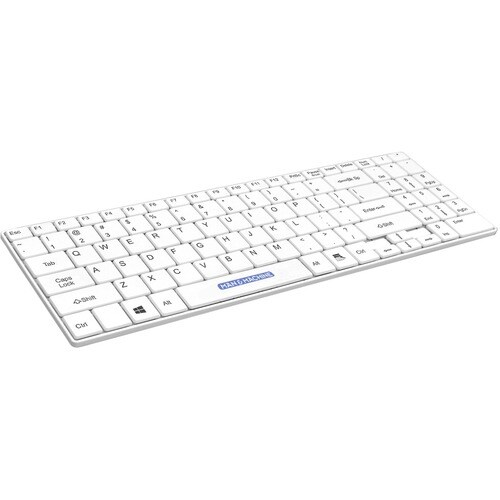 Man & Machine Its Cool Keyboard - Cable Connectivity - USB Interface - English (US) - Workstation - Mac, PC - White
