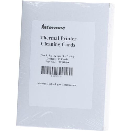 Intermec Cleaning Card - 25 / Pack