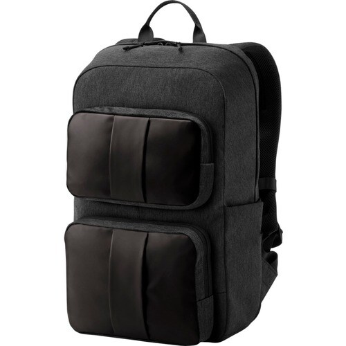 HP Carrying Case (Backpack) for 39.6 cm (15.6") Notebook - Black - Water Proof, Water Resistant, Stress Resistant - Fabric