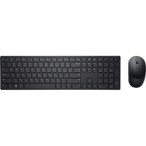 Dell Pro KM5221W Keyboard & Mouse - USB Wireless RF - English (UK) - Keyboard/Keypad Color: Black - USB Wireless RF Mouse 