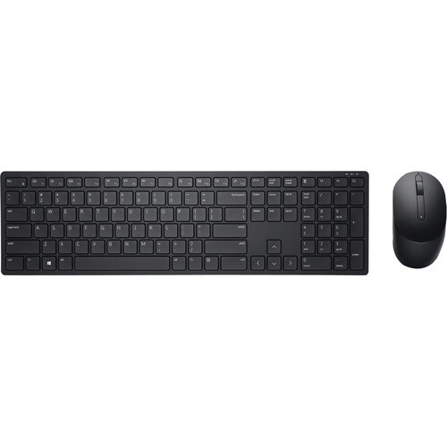 Dell Pro KM5221W Keyboard & Mouse - QWERTY - English (US) - Retail - USB Wireless RF - Keyboard/Keypad Color: Black - USB 