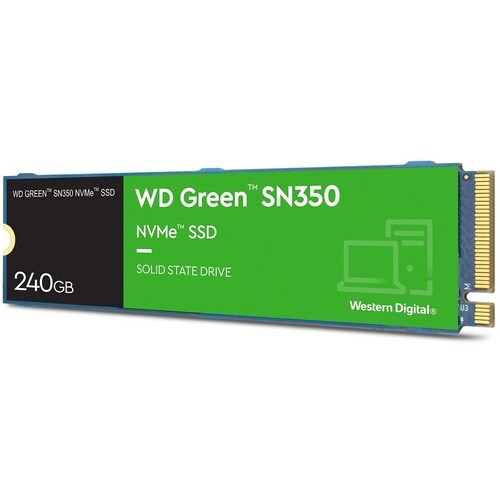 Western Digital Green SN350 WDS240G2G0C 240 GB Solid State Drive - M.2 2280 Internal - PCI Express NVMe (PCI Express NVMe 