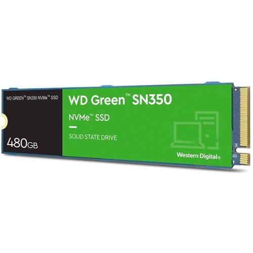 Western Digital Green SN350 WDS480G2G0C 480 GB Solid State Drive - M.2 2280 Internal - PCI Express NVMe (PCI Express NVMe 