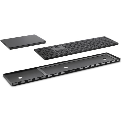 Twelve South MagicBridge Keyboard/Trackpad Holder - 24" x 5" x - Polycarbonate, Silicone - 1 - Black