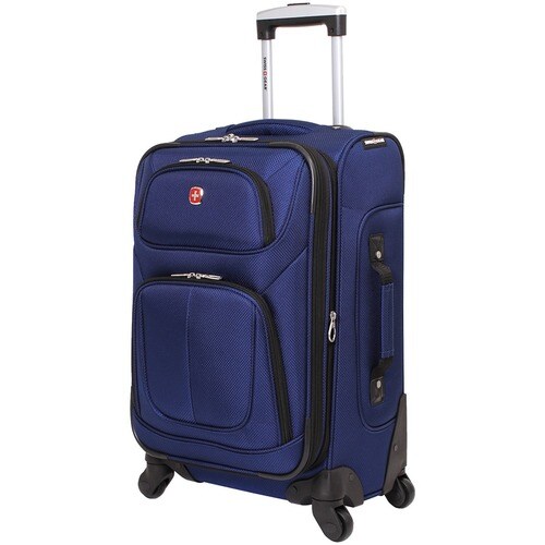 Swissgear 21 Carry On Luggage - Blue 4Wheels Expandable