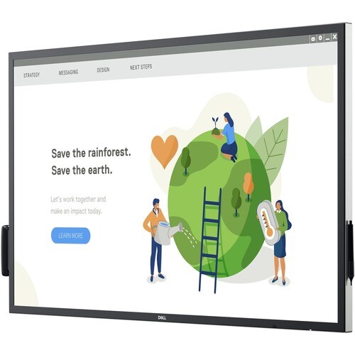 Dell Interactive C5522QT 139.7 cm (55") LCD Touchscreen Monitor - 16:9 - 1397 mm Class - 3840 x 2160 - 4K - In-plane Switc