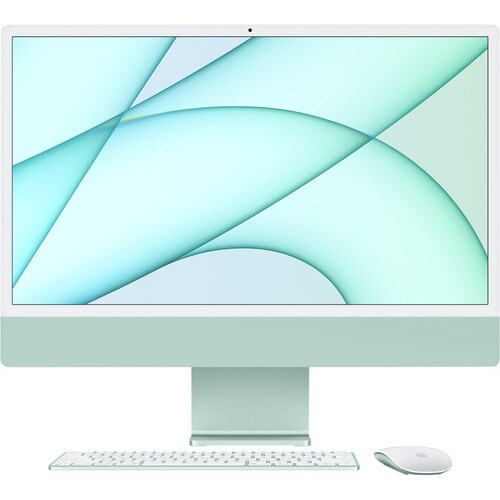 iMac 24in Retina 4.5K - Green - M1 (8-core CPU / 8-core GPU) - 8GB unified memory - 256GB SSD - Magic Mouse - Magic Keyboa