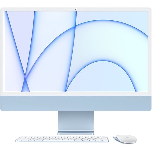 Apple iMac MGPL3X/A All-in-One Computer - Apple M1 Octa-core (8 Core) - 8 GB RAM - 512 GB SSD - 61 cm (24") 4.5K 4480 x 25