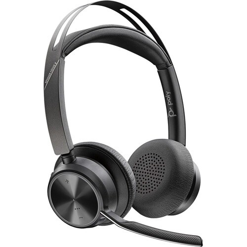 Poly Voyager Focus 2 Headset - Stereo - USB Type A - Wired/Wireless - Bluetooth - 5000 cm - 20 Hz - 20 kHz - Over-the-head