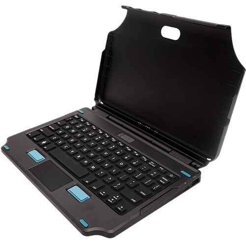 Gamber-Johnson Rugged Keyboard - Docking Connectivity - Pogo Pin Interface - TouchPad - English (US) - Industrial Silicon 