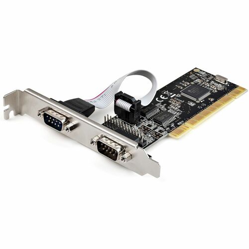 StarTech.com PCI Serial Parallel Combo Card with Dual Serial RS232 Ports (DB9) & 1x Parallel Port (DB25), PCI Adapter Expa