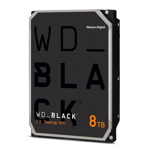 WD Black WD8001FZBX 8 TB Hard Drive - 3.5" Internal - SATA (SATA/600) - All-in-One PC, Desktop PC Device Supported - 7200rpm