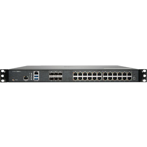 SonicWall NSa 4700 Network Security/Firewall Appliance - 24 Port - 10/100/1000Base-T, 10GBase-X - Gigabit Ethernet - AES (
