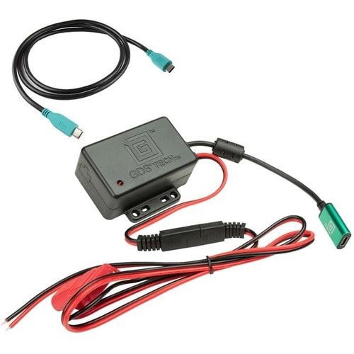 GDS Hardwire USB Type-C Power Delivery Charger - 1 Pack - 10 V, 28 V Input - 5 V DC/2 A, 9 V DC, 12 V DC Output