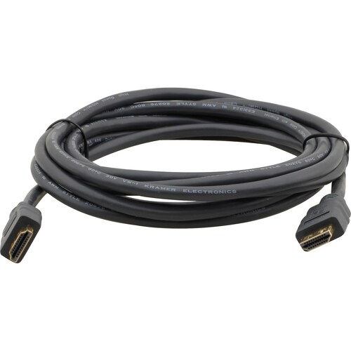 Kramer Flexible High-Speed HDMI Cable with Ethernet - 90 cm HDMI A/V Cable for Audio/Video Device - First End: 1 x HDMI Ma