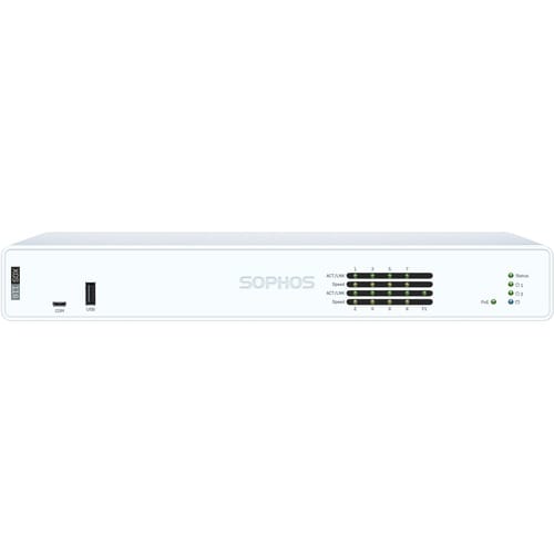 Sophos XGS 116 Network Security/Firewall Appliance - 8 Port - 10/100/1000Base-T, 1000Base-X - Gigabit Ethernet - 7 x RJ-45