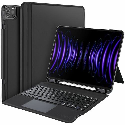 CODi Bluetooth Keyboard Folio Case for 12.9" Apple iPad Pro (5th Generation) Tablet - Bump Resistant, Scratch Resistant, W