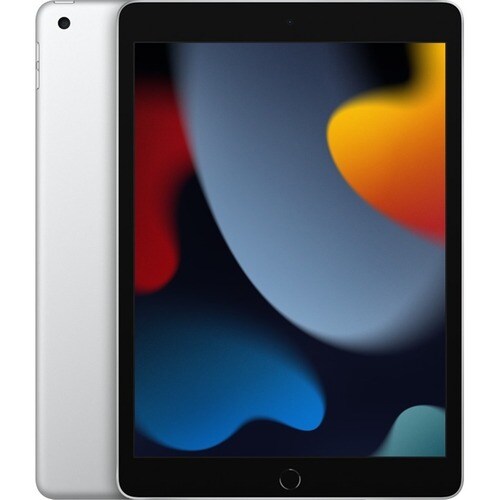 iPad (9th Gen) 10.2in Wi-Fi 256GB - Silver - A13 Bionic - Touch ID - Lightning - Supports Apple Pencil (1st Gen) and Smart