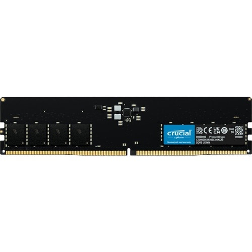 Crucial 16GB DDR5 SDRAM Memory Module - For Motherboard, Desktop PC - 16 GB (1 x 16GB) - DDR5-4800/PC5-38400 DDR5 SDRAM - 