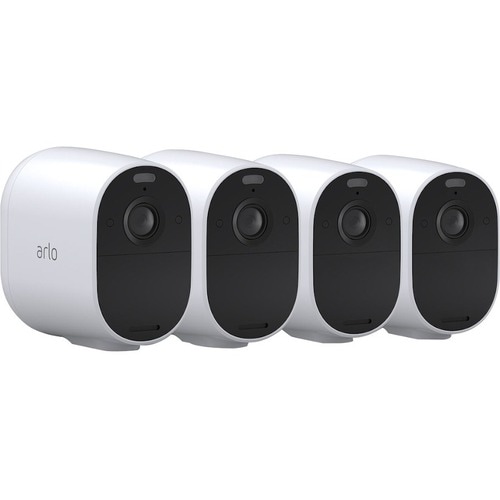 Arlo Essential Indoor/Outdoor Full HD Network Camera - Colour - 4 Pack - 25 m Infrared/Color Night Vision - H.264 - 1920 x